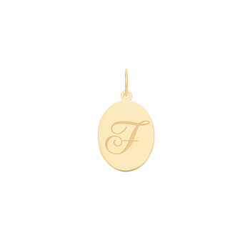 Oval Initial Pendant, 5 of 12