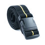 Men's Fabric Stretch Belt Outdoor Belts Black And Yellow, thumbnail 3 of 7