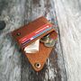 Personalised Tan Leather Wallet, thumbnail 2 of 4