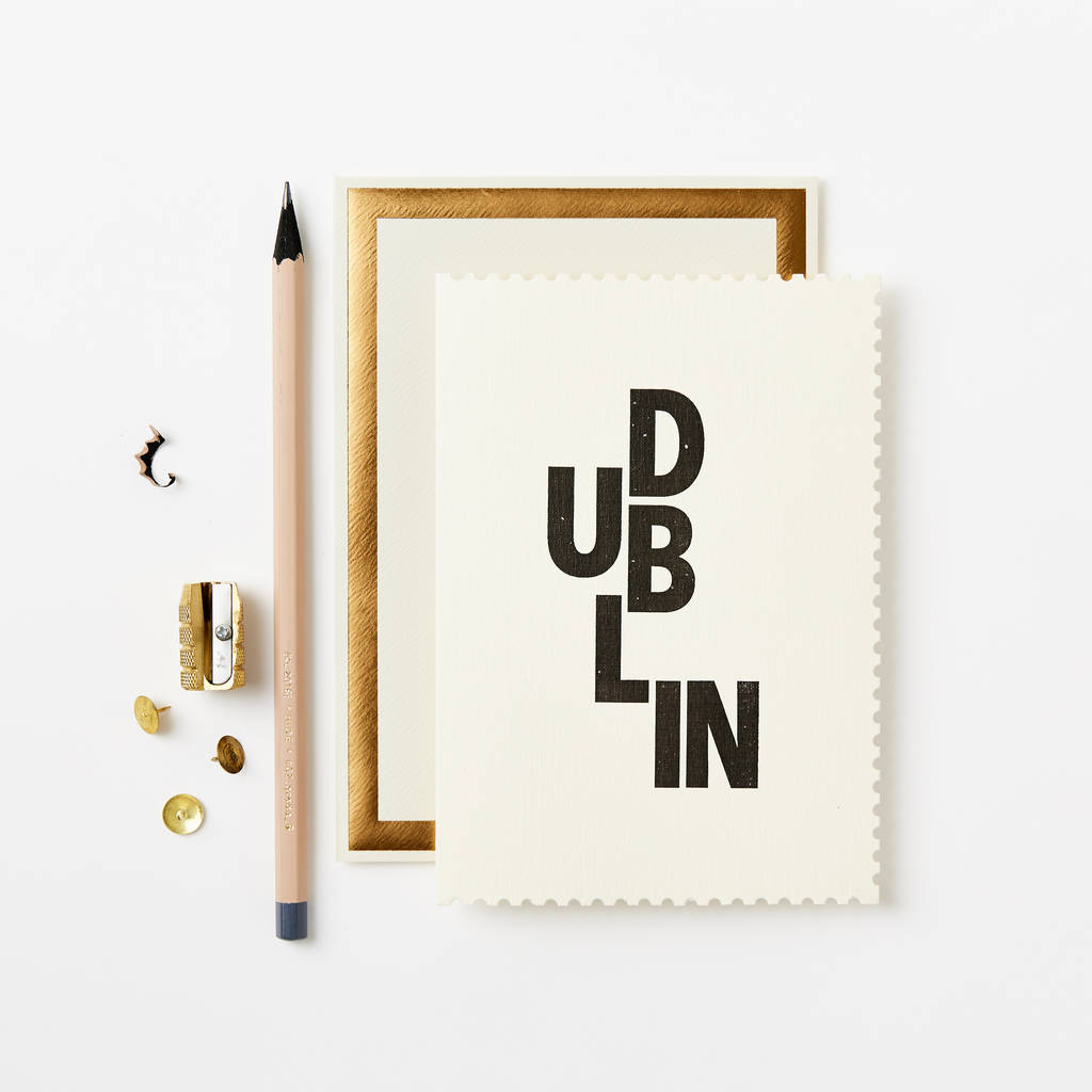 dublin city card by katie leamon