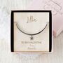 Silver Crystal Star Drawstring Bracelet In Personalised Gift Box, thumbnail 3 of 6