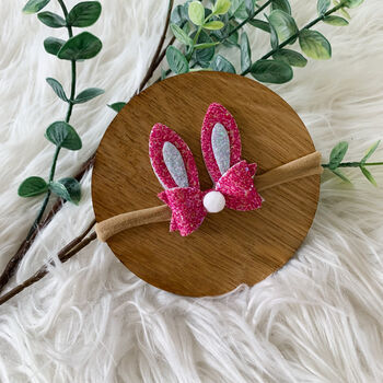 Handmade Bunny Bows | New Baby Gift | Easter Gift, 6 of 7