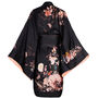 Silk Kimono Dressing Gown Floral Magic Blooms, thumbnail 4 of 11