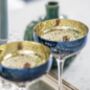 Blue Star Champagne Saucers, thumbnail 2 of 3