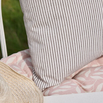 Riseley Cotton Stripe Cushion, 3 of 5