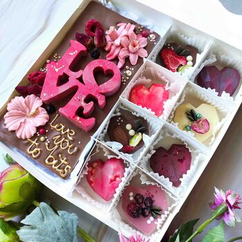 Valentines Chocolate Gift Idea, Personalised Vegan Love, 2 of 9