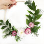 Flower Hoop Diy Kit Floral Craft Decoration, thumbnail 1 of 6