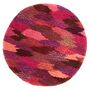 Handmade Tufted Pink, Purple, Peach Red Rug, thumbnail 2 of 12