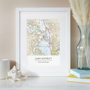 Your Favourite UK Place Personalised Map Print, 10 of 10