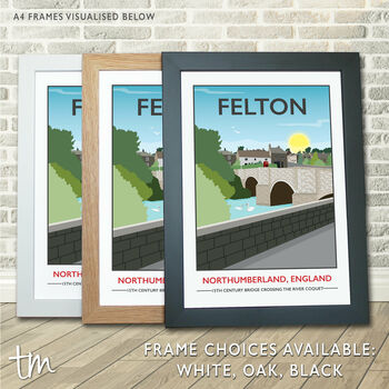 Felton Bridge, Morpeth, Northumberland Print, 2 of 5