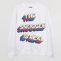 The Snuggle Is Real Women's Slogan Sweatshirt, thumbnail 8 of 9