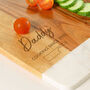 Personalised Marble And Wood Chopping Board, thumbnail 5 of 7