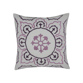 Chalk Hand Embroidered Cushion, 7 of 12