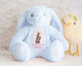 Personalised Pink Happy Father's Day Teddy, 11 of 12