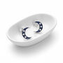 Moon Stud Earrings Sterling Silver Studs, thumbnail 2 of 6