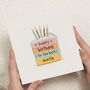 Personalised Birthday Cake Card For Auntie, thumbnail 1 of 6