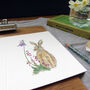 Hare And Heather Any Occasion Greetings Card, thumbnail 6 of 9