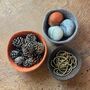 Fair Trade Stacking Trinket Pots Felt Azo Free 3pc Set, thumbnail 2 of 12