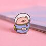 Space Pig Enamel Pin | Cute Pin Badge, thumbnail 6 of 8