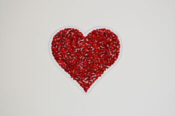 Ruby Wedding Anniversary Butterfly Heart Card, 9 of 12