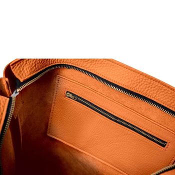 Luxury Italian Leather Tote Bag, 6 of 7