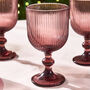 Set Of Four Luxury Rouge Wine Glasses, thumbnail 3 of 6