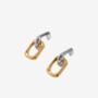 Shikaku Mixed Metals Chain Link Drop Earrings, thumbnail 6 of 6