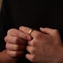 Gold Engraved 6 Mm Hammered Band Ring, thumbnail 2 of 11