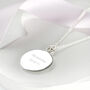 Debossed Star Necklace In Sterling Silver, thumbnail 3 of 5