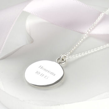 Debossed Star Necklace In Sterling Silver, 3 of 5