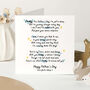 Heartfelt Father’s Day Card From Bump Poem Daddy Card Pregnancy Card Expecting Dad Pink Blue Orange, thumbnail 2 of 6