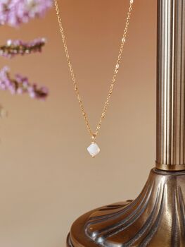 Aurora Rhombus Dendritic Agate Necklace, 12 of 12