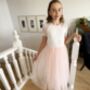 Bonnie In Baby Pink Party Dress Or Flower Girl Dress, thumbnail 9 of 10