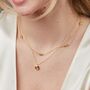 Brooklyn Citrine And Gold Plated Necklace, thumbnail 1 of 4