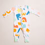 Club Tropicana Zipped Sleepsuit, thumbnail 2 of 7