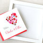Personalised Vintage Button Engagement Card, thumbnail 2 of 3