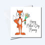 Personalised Fox Mother's Day Card, thumbnail 2 of 2