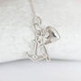 Sterling Silver Faith, Hope And Charity Necklace, thumbnail 1 of 11