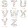 Personalised Floral Initial Letter Name Print, thumbnail 8 of 10