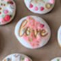 Personalised Love Letters Engagement Biscuit Gift, thumbnail 4 of 5
