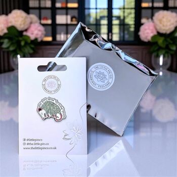 Will Play Dead To Avoid People Enamel Pin Badge, Mental Health Awareness Gift, 2 of 8