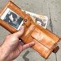 Personalised Leather Wallet For Dad Glossy, thumbnail 4 of 11