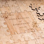 Wooden Wedding Puzzle Guestbook Alternative, thumbnail 7 of 10