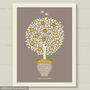 Golden Anniversary Gift Personalised Family Tree Print, thumbnail 11 of 12