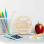 Personalised Wooden Best Teacher Award Plaque, thumbnail 3 of 4