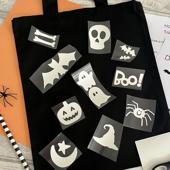 Make Your Own Halloween Trick Or Treat Bag Craft Kit, 2 of 3