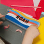 Personalised Name Rainbow School Pencil Case, thumbnail 1 of 4
