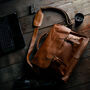 Personalised Leather Classic Messenger Satchel, thumbnail 1 of 12