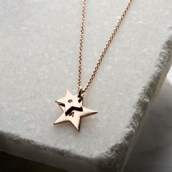 Mummy And Baby Personalised Star Necklace, 8 of 12