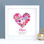 Personalised 50th Birthday Button Heart, thumbnail 1 of 4